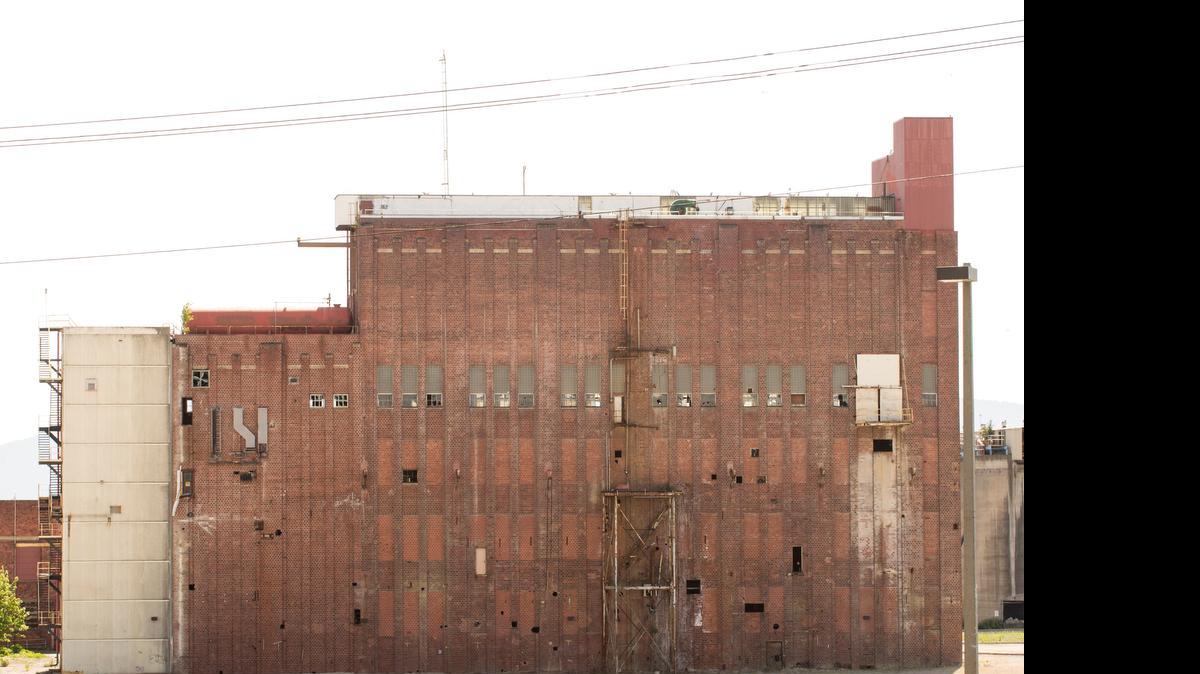 
The digester building at the former Georgia-Pacific West Inc. site is pictured on Tuesday, June 16, in Bellingham, Washington. It will be demolished by the end of 2015 to make way for waterfront redevelopment.
