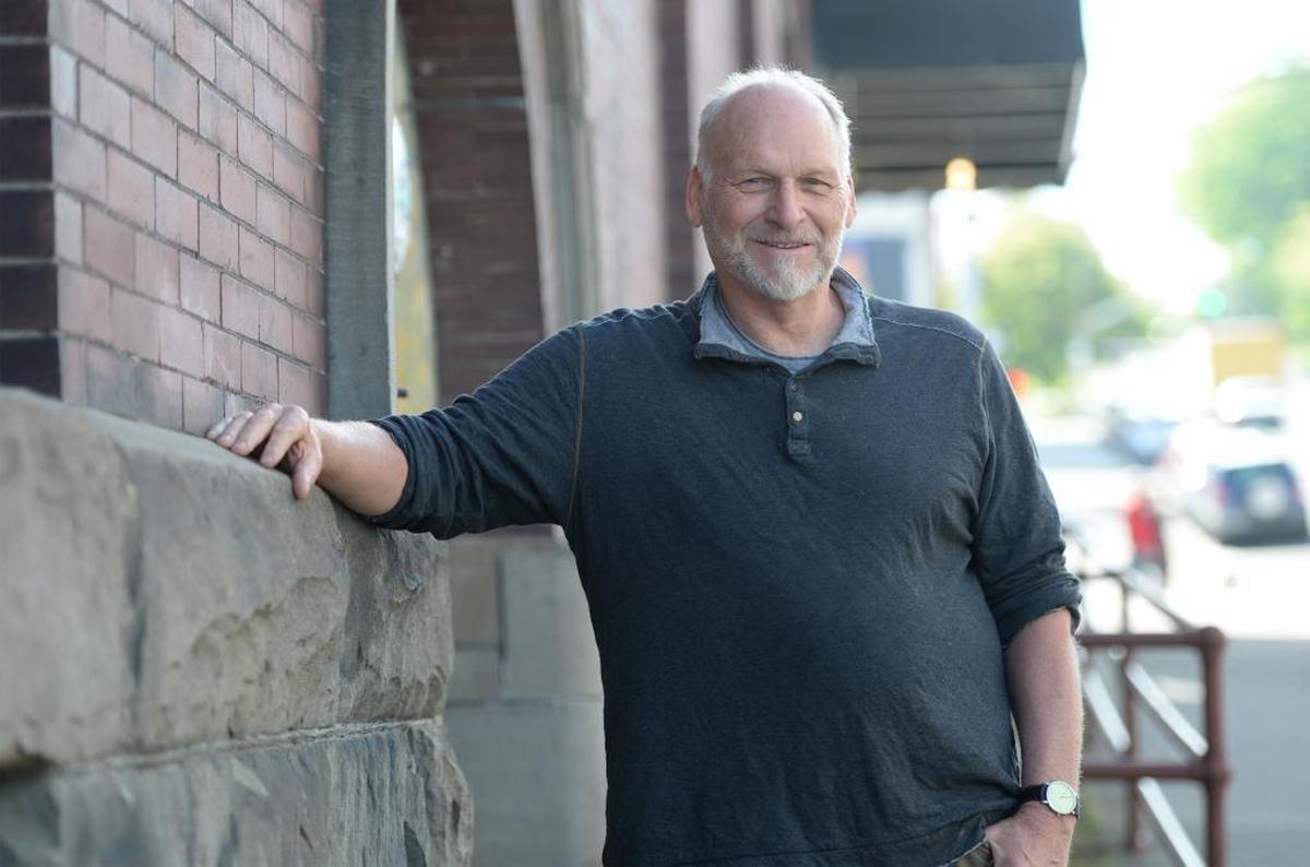 Daylight Properties developer Bob Hall outside the Daylight Building in downtown Bellingham Thursday, May 4, 2017. Hall has authored a book out about how to develop and maintain historic buildings.
