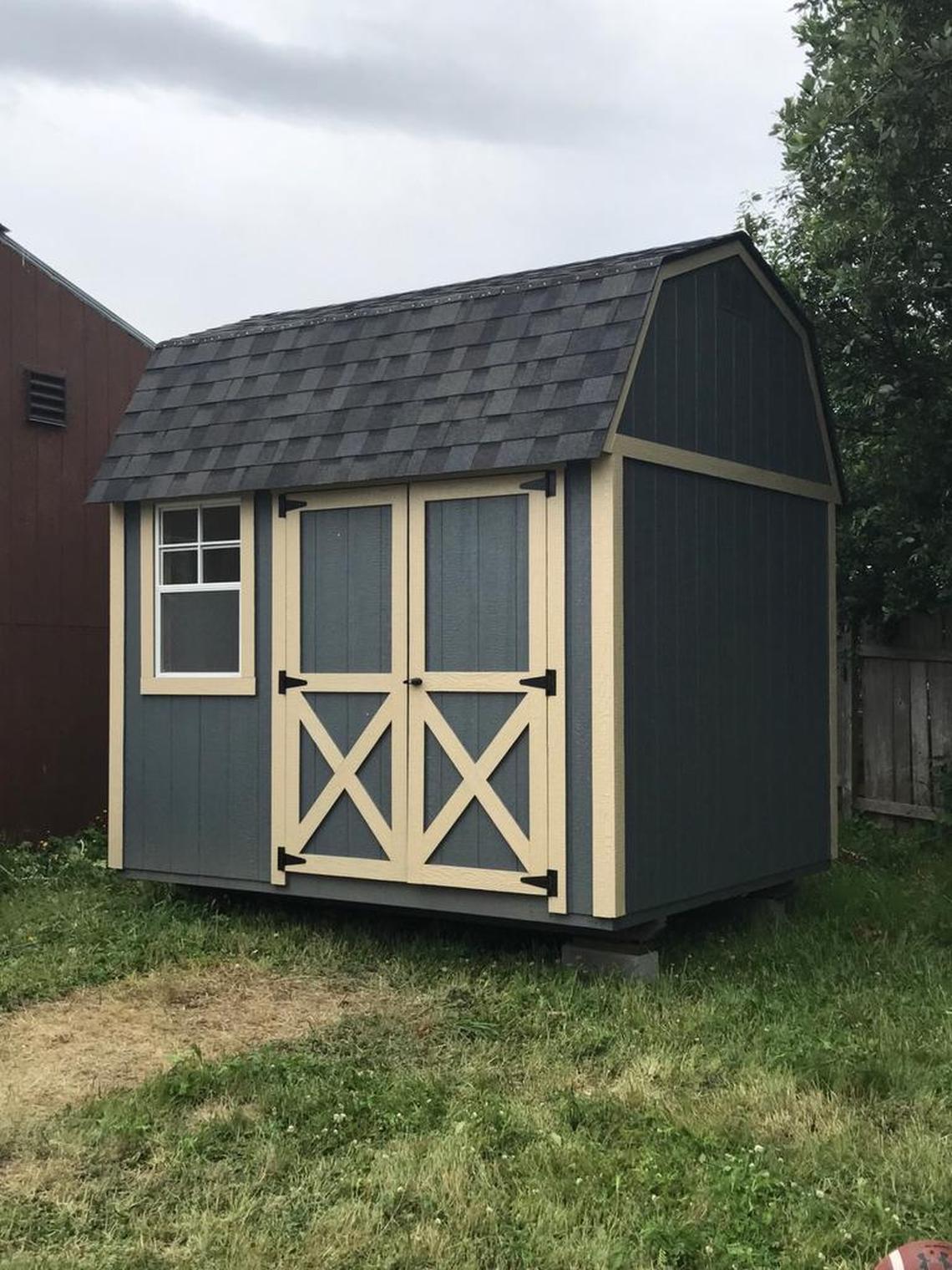 HomesNOW!, a new nonprofit organization, aims to use tiny homes like this one to help combat homelessness. This first home was placed in the yard of a Lummi Nation house that also shelters homeless people.
