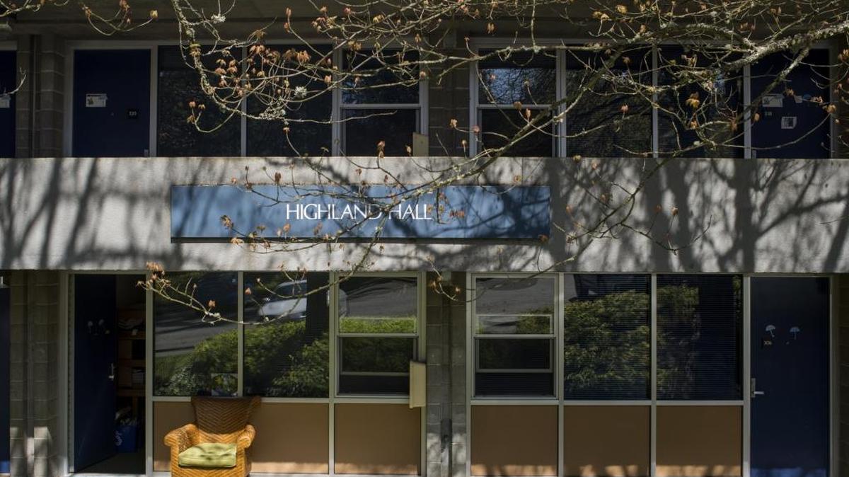 Highland Hall at Western Washington University in Bellingham.