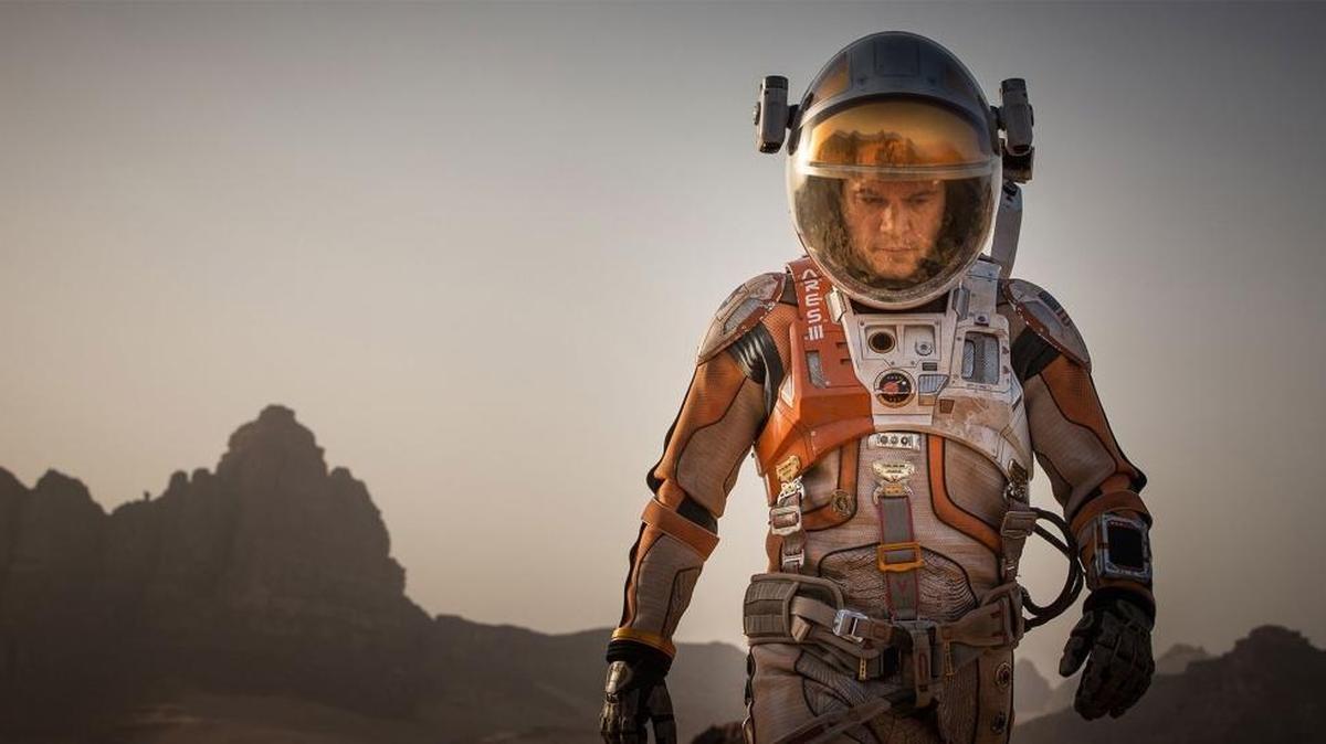 Matt Damon stars in “The Martian,” a 2015 movie based on Andy Weir’s 2011 novel.