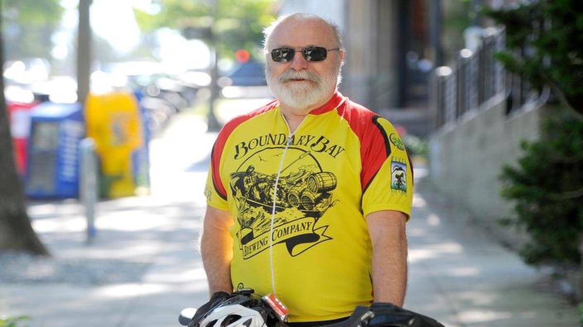
Chuck Robinson, co-owner of Village Books, plans to bicycle from Bellingham to his 50-year high school reunion in Galva, Ill., and is raising money for three foundations along the way.
