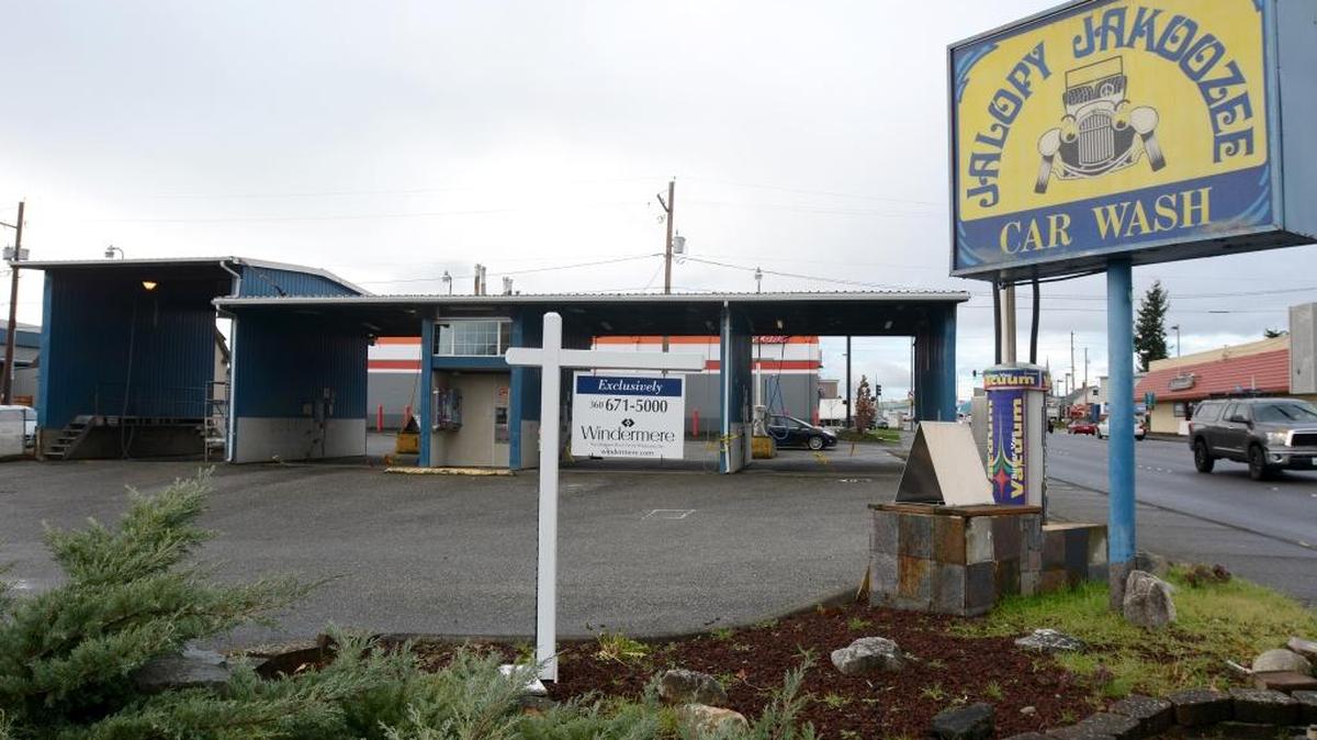 The Jalopy Jakoozee Car Wash, on the corner of Iowa and King streets in Bellingham, is shown Friday, Dec. 4. The car wash will be torn down to make way for a Starbucks drive-thru.