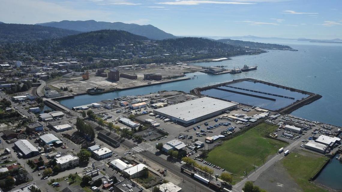 The Central Waterfront is shown on Sept. 19, 2013. The new All American Marine building will go on the property near the bottom right corner.