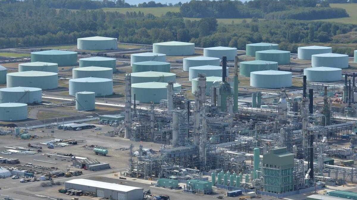 The BP Cherry Point Refinery, shown on Sept. 19, 2013, and Phillips 66 Ferndale would be among the first wave of facilities required to cut carbon emissions 5 percent every three years, under a state Department of Ecology proposal.