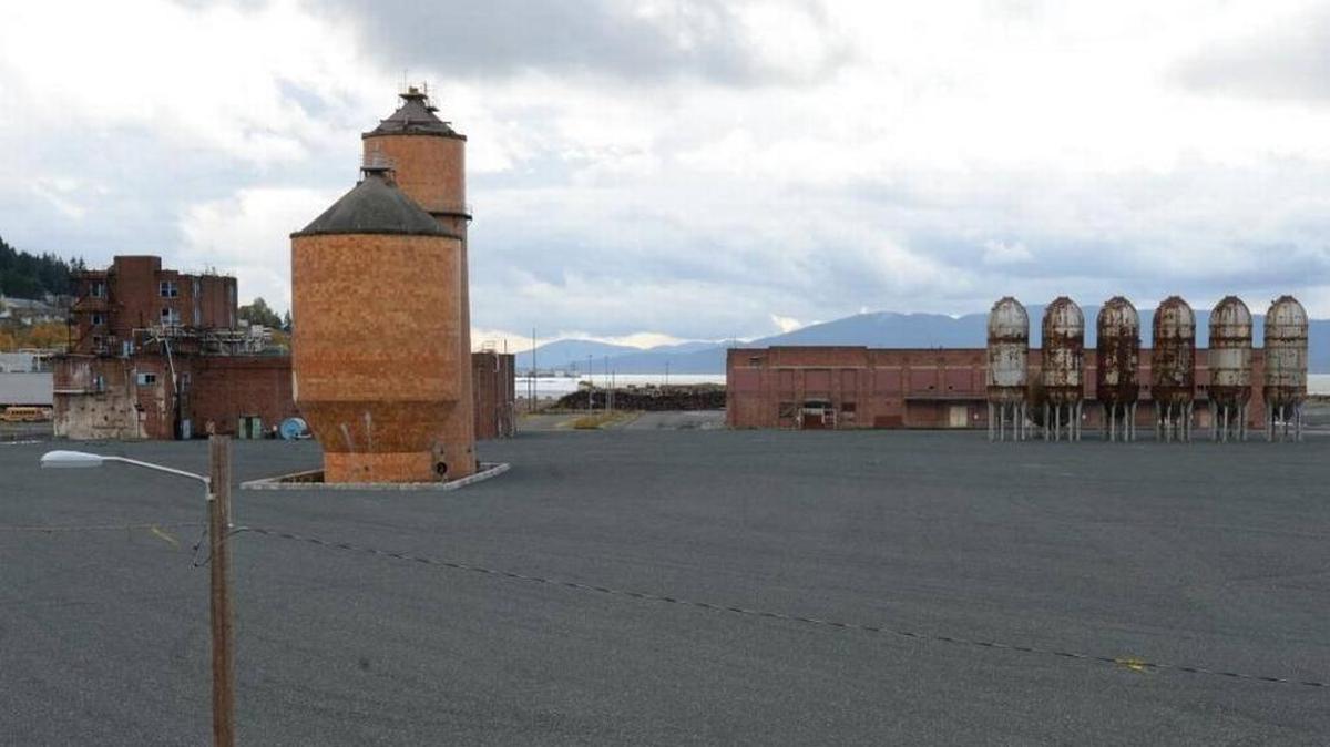 Former Georgia-Pacific pulp mill site on the Bellingham waterfront Friday, Oct. 20, 2017.