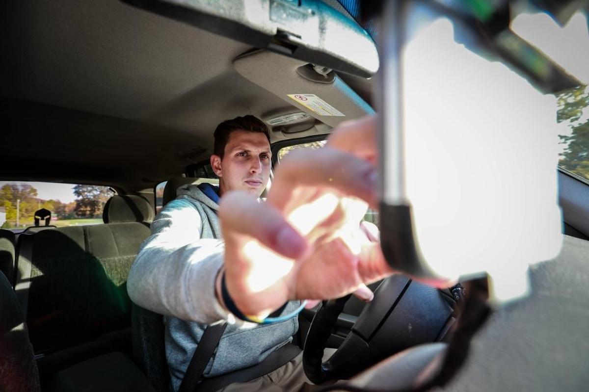 Brett Hudson from Jackson, Mich., installed an aftermarket Bluetooth system for hands-free phone calls in his 2002 Chevrolet Trailblazer.