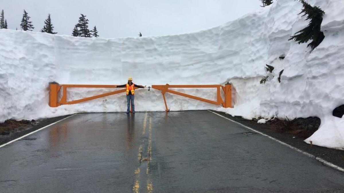 First snow closes scenic Whatcom County vista, signals start of winter sports