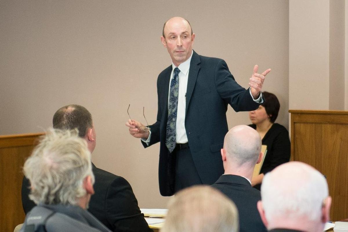 Eric Richey, in Superior Court in 2018, says in the months since he was elected Whatcom County Prosecuting Attorney he has decreased bail recommendations for those charged with crimes, as well as expanded the county’s therapeutic drug and mental health court programs.