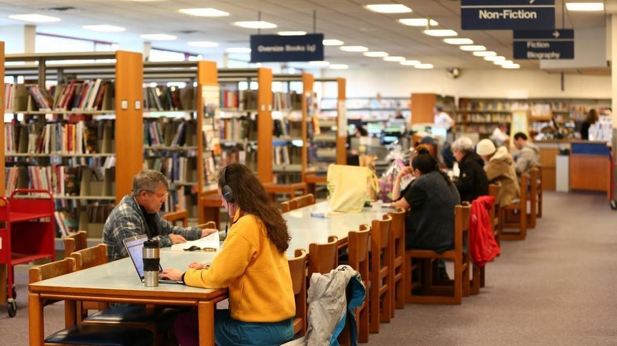 Some 20 percent of the Bellingham library’s website visitors used mobile devices such as phones and tablets last year, and that figure continues to rise.