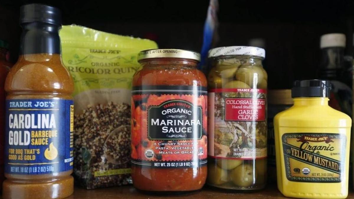 Trader Joe’s products.