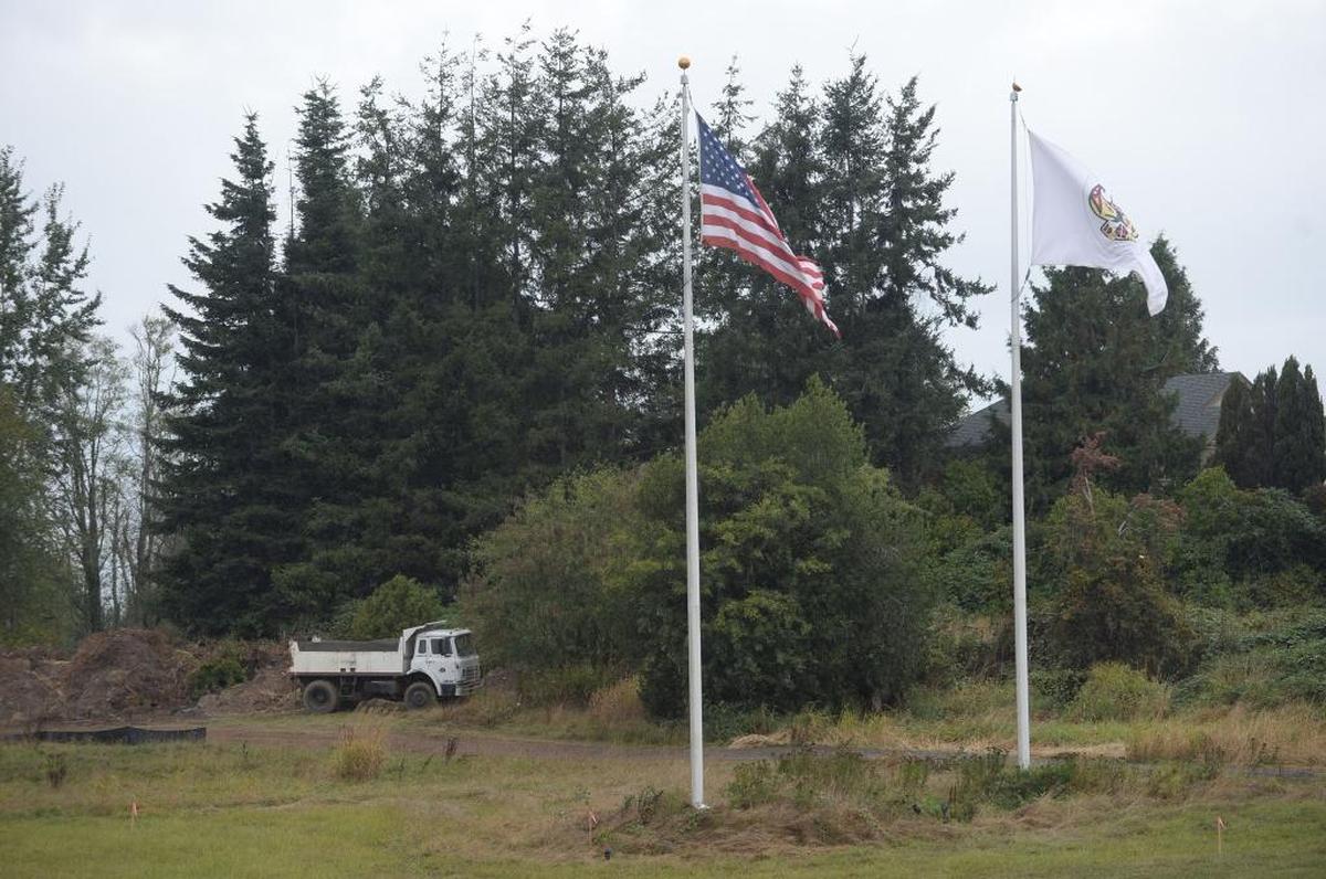 Lummi Nation property along Kope Road north of Bellingham, Friday, Sept. 29, 2017. The tribe plans to build a new truck fueling facility and convenience store near the site.
