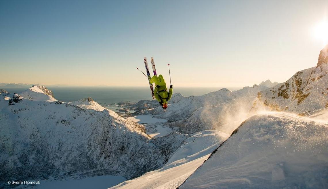 Here’s an image from Warren Miller's 65th film, “No Turning Back.”
