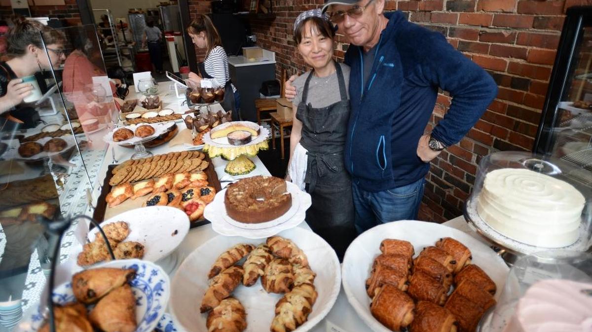 Miran and Fred Schang opened the Iron Rooster Bakery in the Fairhaven District of Bellingham, Friday, June 9, 2017.