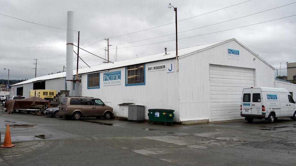Location of the proposed low-barrier homeless drop-in center at 801 Roeder Avenue in Bellingham Thursday, March 2, 2017.