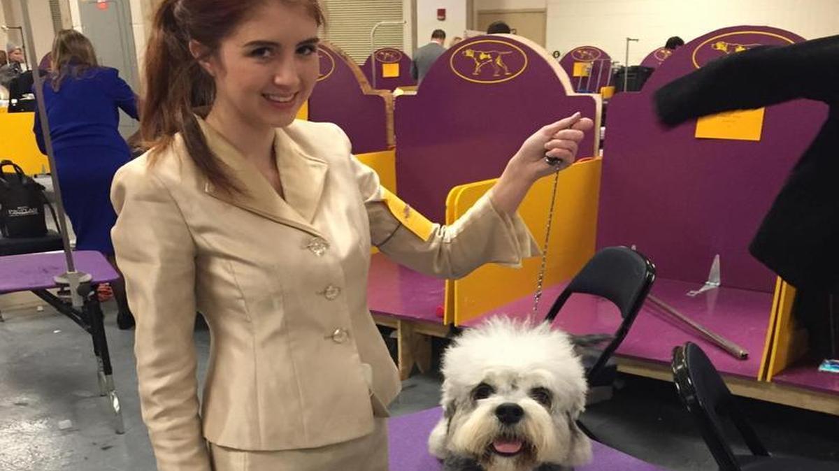 Amy Judge, 18, of Custer and her dog Wesley won best in breed at the Westminster Kennel Club Dog Show, held Feb. 16-17 in New York City.