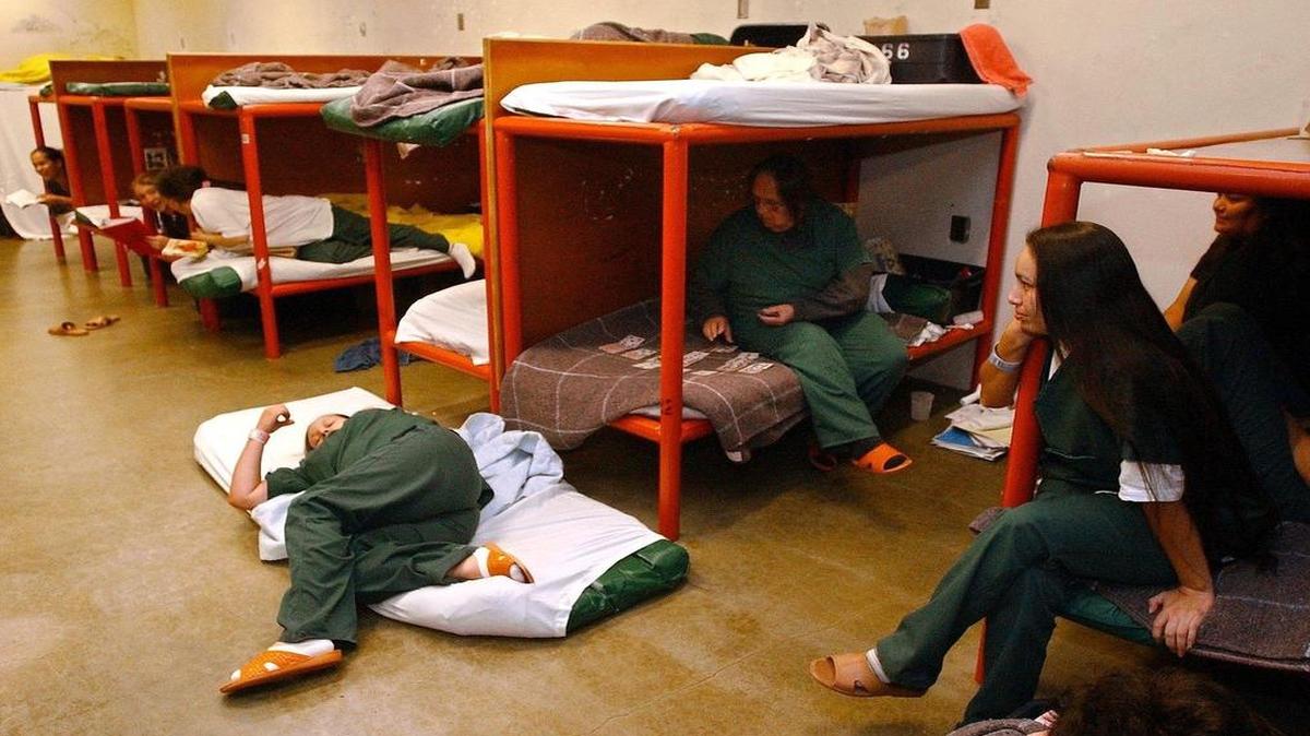 
The women’s dormitory at the Whatcom County Jail was so crowded in 2004 that some inmates had to sleep on the floor.
