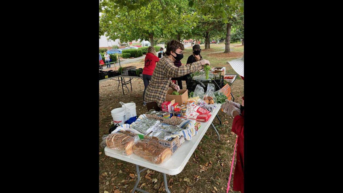 The Birchwood Food Desert Fighters distribute fresh food in the Birchwood neighborhood to improve food access in Bellingham, Wash.