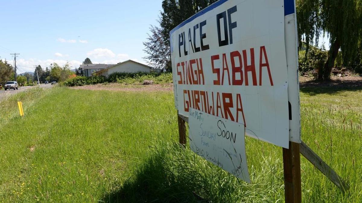 Site of Singh Sabha Gurdwara, the proposed Sikh temple at 591 Telegraph Road in Bellingham, as seen on Thursday, May 13, 2016.
