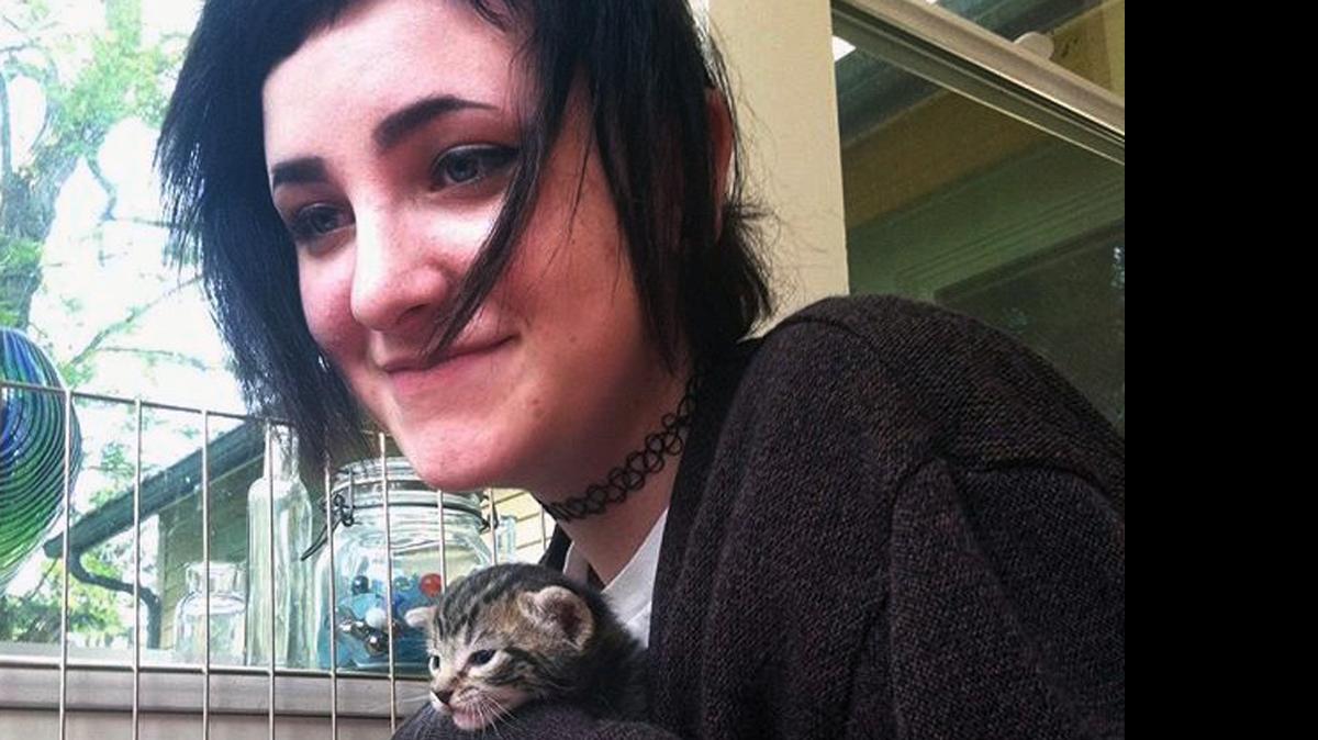 
This May 9, 2015 photo provided by Sierra Lundy shows Autumn Veatch in Bellingham, Wash. The 16 year old survived a small plane crash on Saturday, July 11, 2015 wandering in a mountainous area for several days before being picked up by a motorist and taken to a local hospital on Monday, July 13, 2015. Her step-grandfather, who was piloting the plane, and his wife did not survive the crash.
