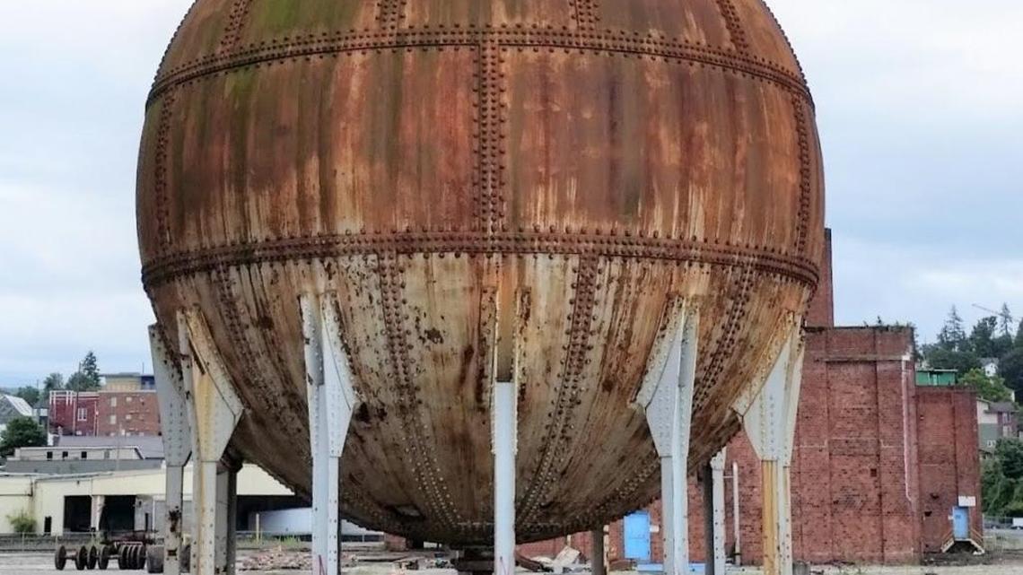 The acid ball will be moved Wednesday morning.