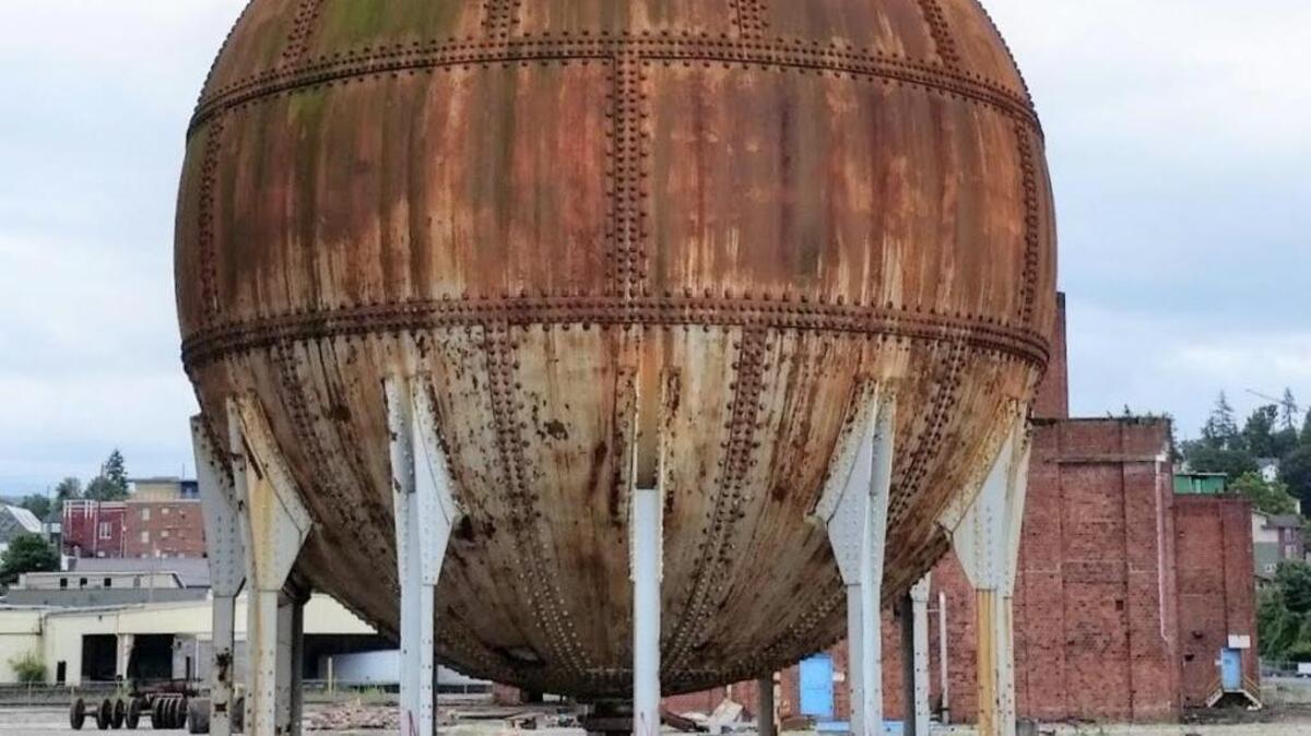 The acid ball will be moved Wednesday morning.