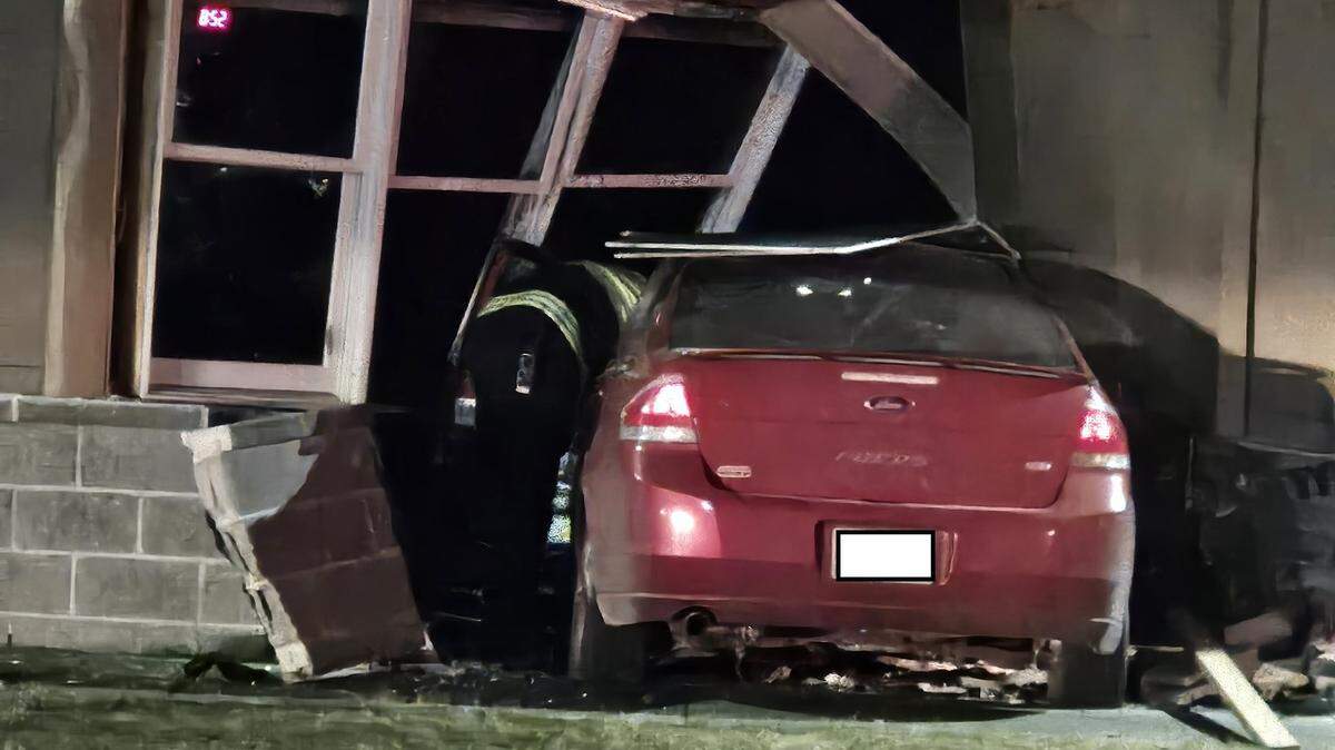 A suspected drunk driver crashed into Kendall Elementary over the weekend.