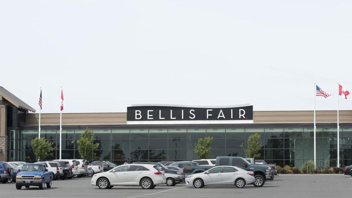 The front of Bellis Fair Mall is pictured on Tuesday, May 17, in Bellingham.