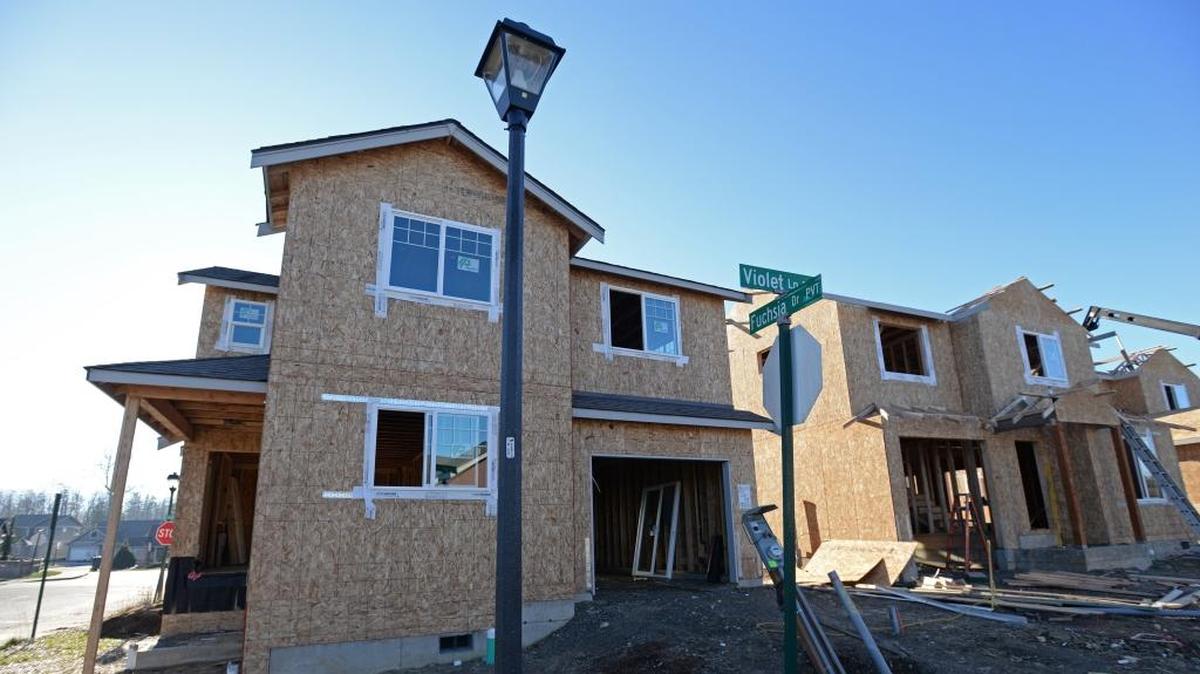 New housing project of June Street in the Cordata neighborhood of Bellingham, Wednesday, Jan. 3, 2018. Construction drove the 2017 job growth in Whatcom County.