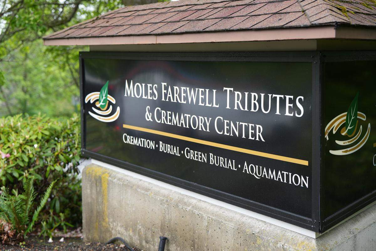 Moles Farewell Tributes & Crematory has a lease with Whatcom County to provide storage of bodies of the deceased.