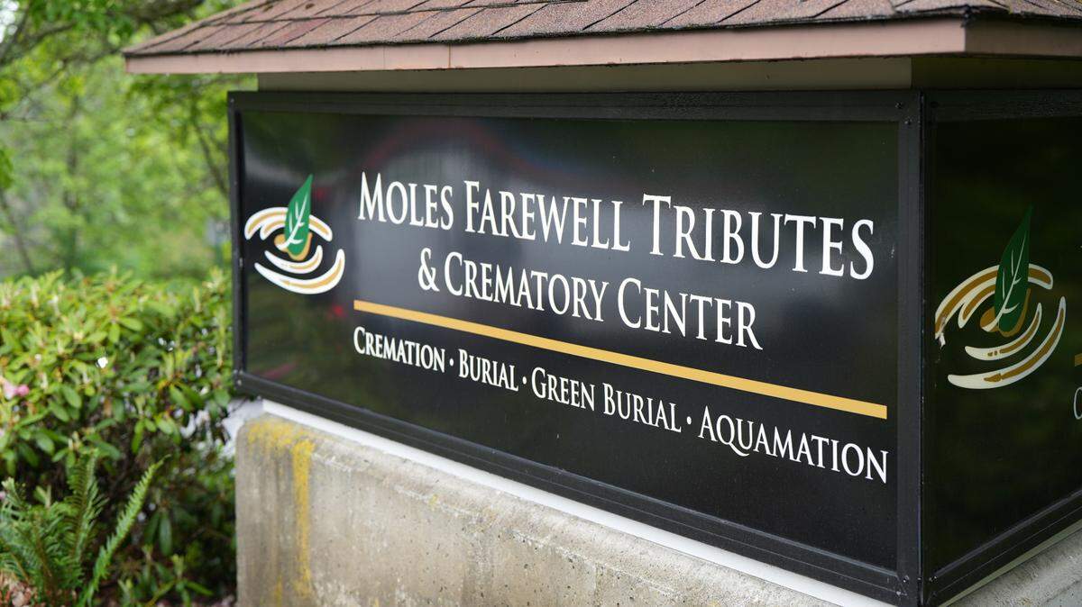 Moles Farewell Tributes & Crematory has a lease with Whatcom County to provide storage of bodies of the deceased.