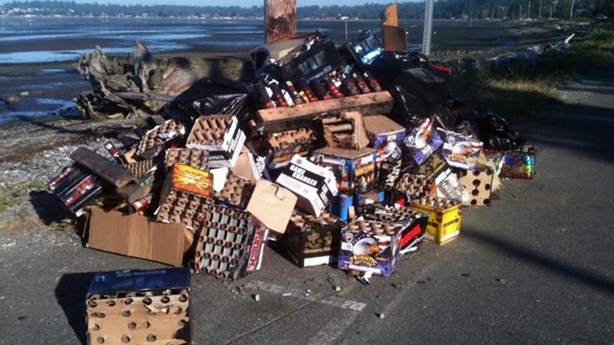 Community volunteers and Whatcom County Corrections work crews collected more than 4 tons of garbage following Fourth of July celebrations earlier this month.