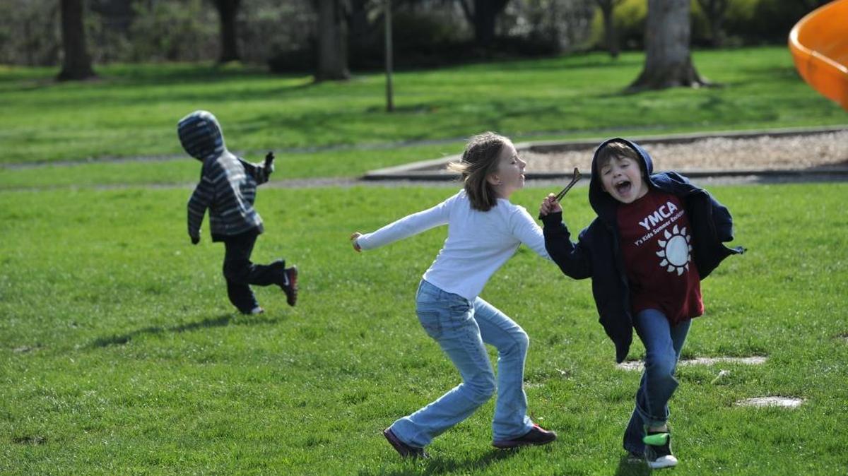 Children play during a YMCA spring break program in 2014 at Sunnyland Elementary School. The Bellingham YMCA is hosting a bunch of free activities and information Saturday, April 30, 2016, to promote healthy kids.