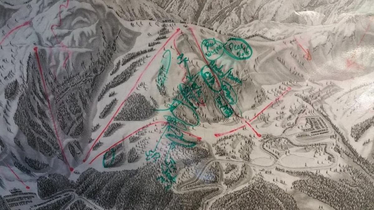 Whatcom SAR tweeted this image about 11 a.m. Monday with the note “three teams in the field with active search (day 2) for missing boarder at Mt. Baker Ski Area.”
