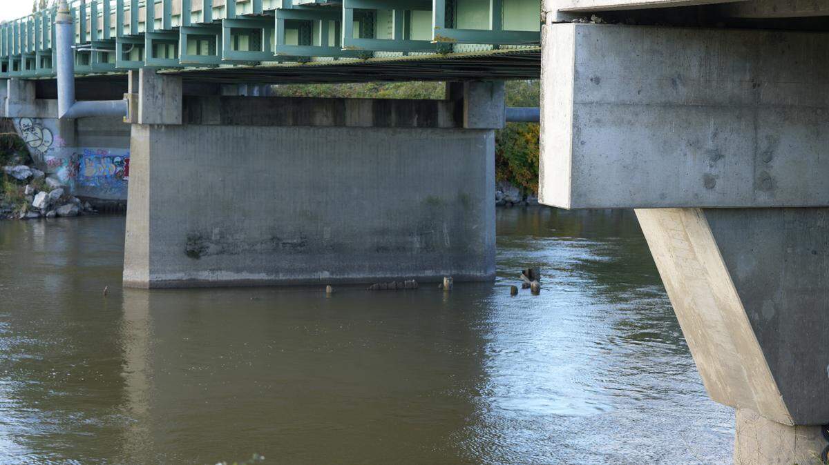 The Nooksack River flows under the Main Street Bridge in Ferndale last October.