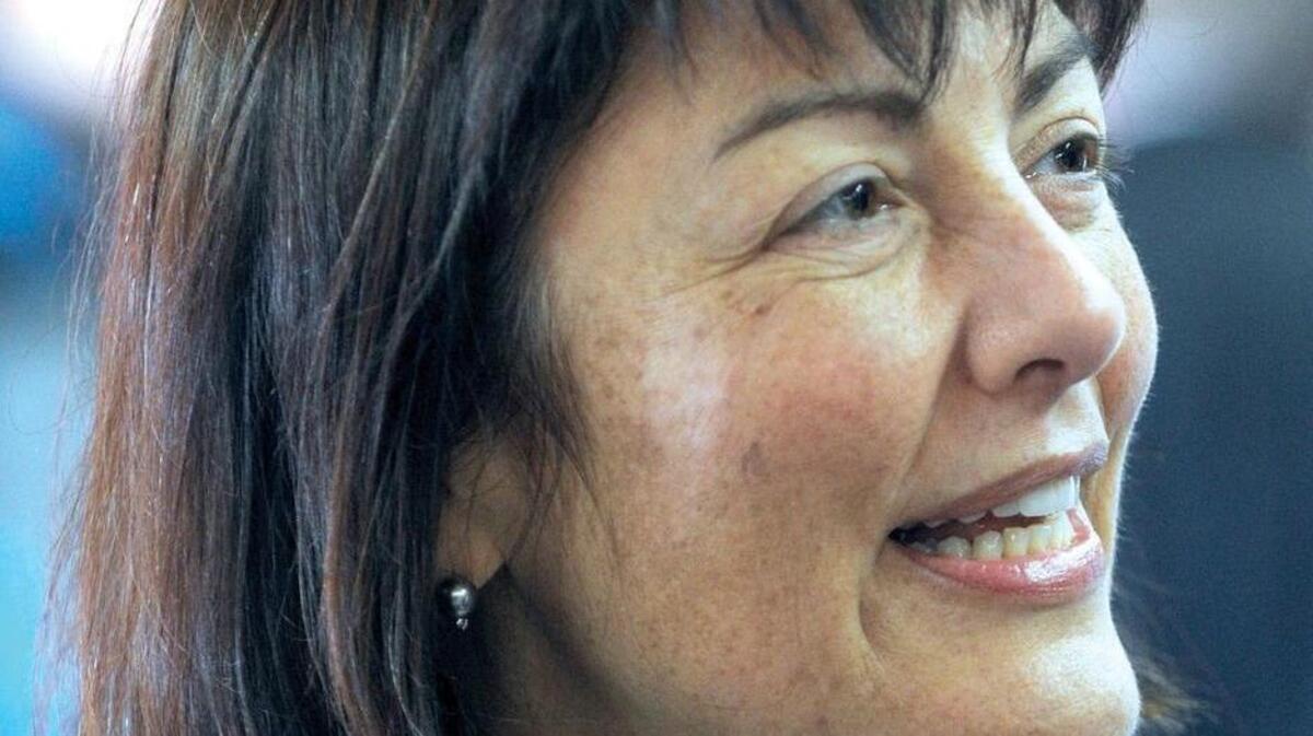 U.S. Rep. Suzan DelBene at Alcoa in 2012. She faces Republican candidate Robert Sutherland in the Nov. 8 election for Washington’s 1st Congressional District.
