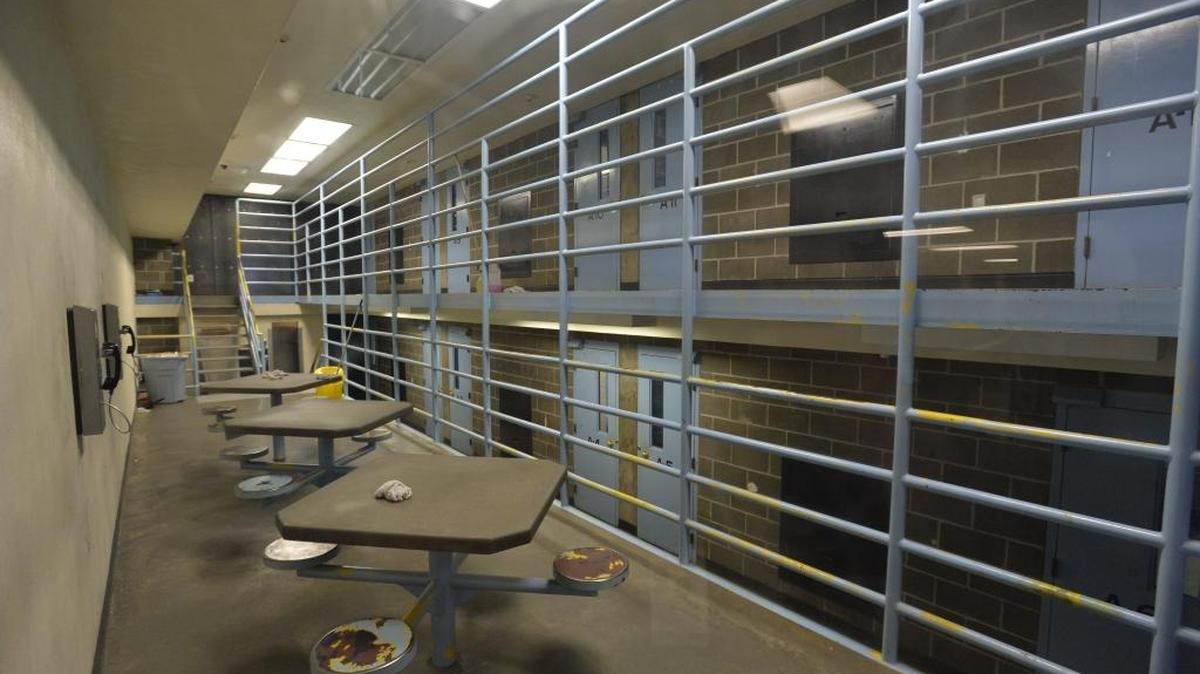 Maximum security cell block at the Whatcom County Jail Thursday, March 26, 2015, in Bellingham.