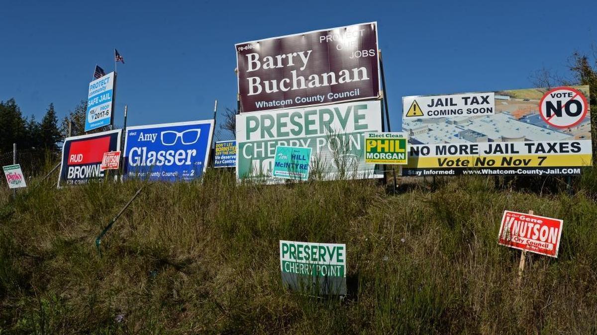 Gig Harbor regulations covering campaign signs govern the allowable sign area, the number of temporary signs allowed and the maximum time a sign can be displayed.