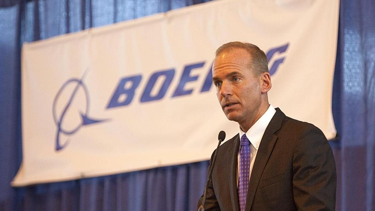 Dennis Muilenburg, executive vice president of the Boeing Company, told President-elect Donald Trump that Boing would work to keep down costs on two new Air Force One jets.