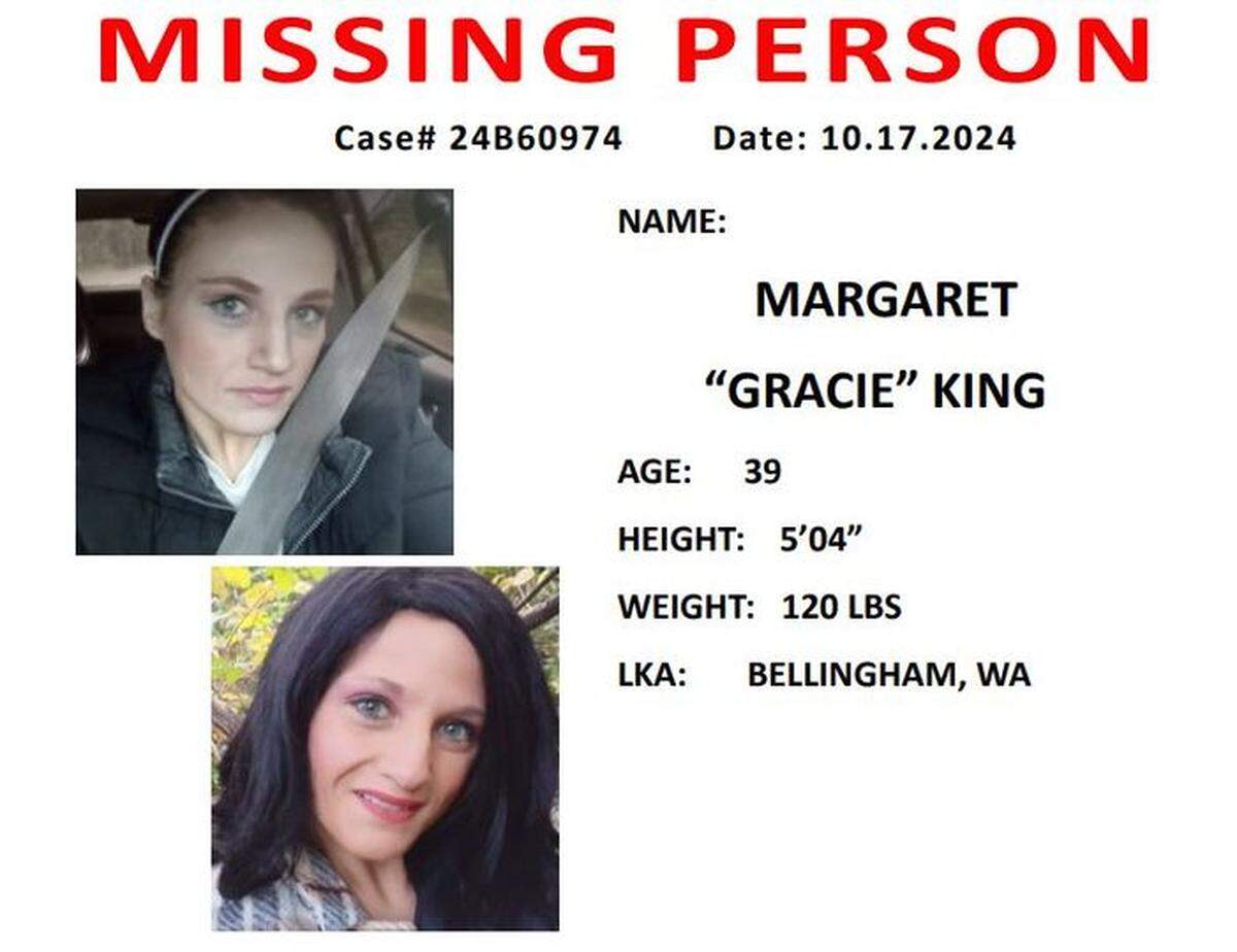 A flier distributed by the Bellingham Police Department.
