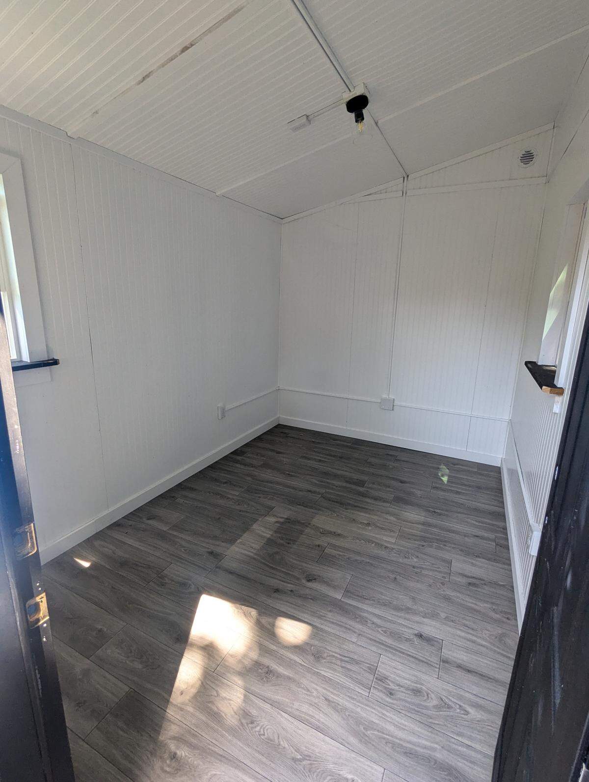 No one has moved in to this tiny home in North Haven yet.