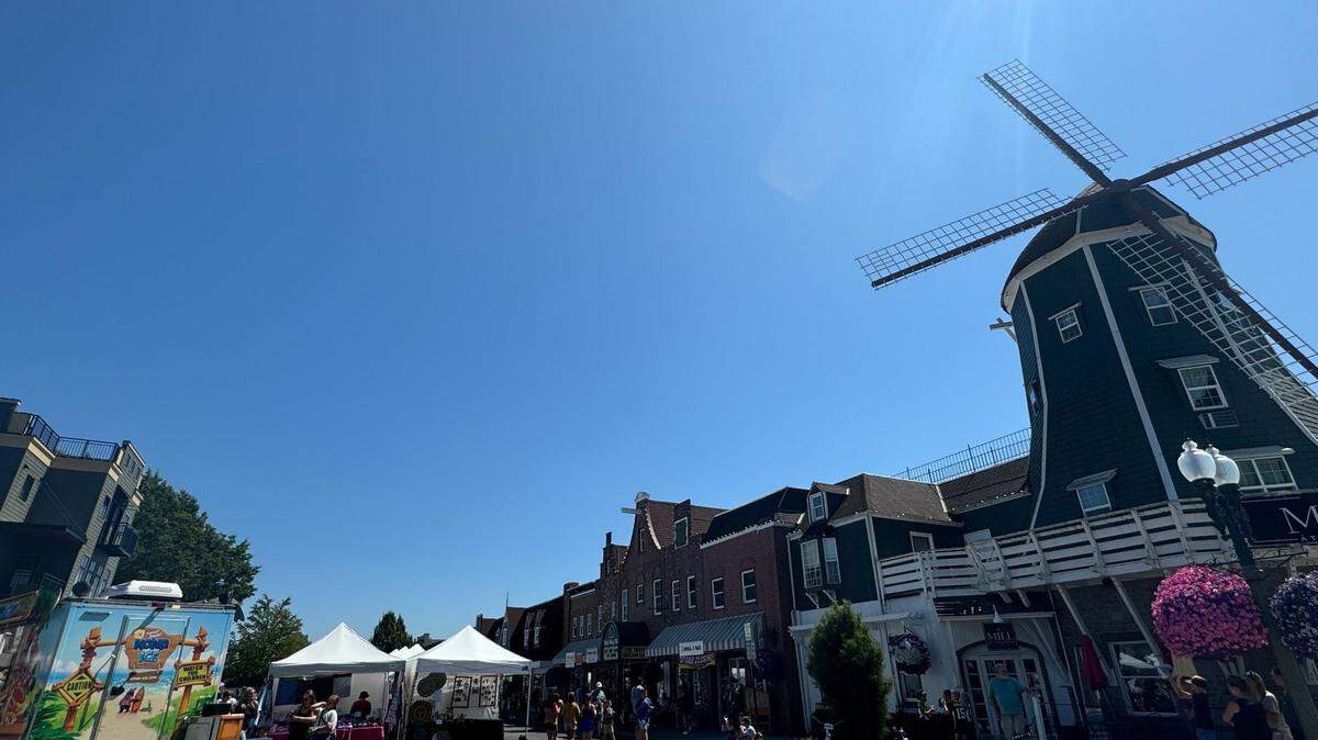The Northwest Raspberry Festival in downtown Lynden on Friday.