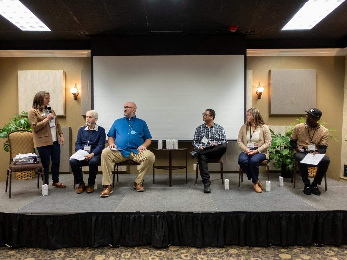 Panelists answered questions about the project to build a new Whatcom County Jail at the All Hands Whatcom summit.