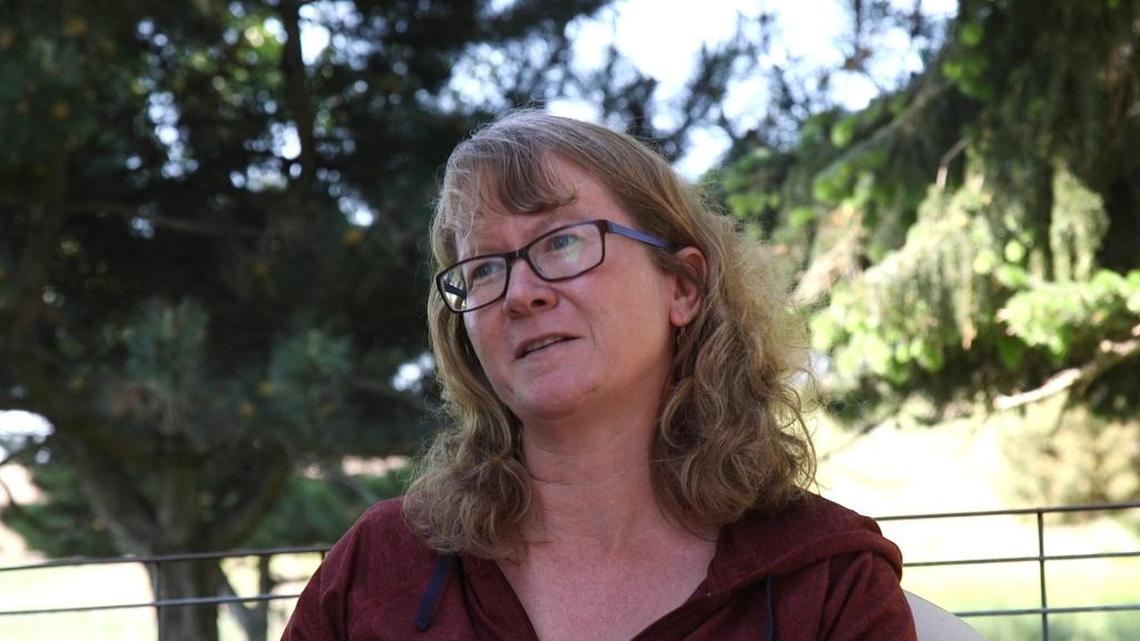 Sam Mace an organizer for Save Our Wild Salmon from Spokane has been working with farmers for the last decade looking for alternatives for shipping their grain if the four lower Snake Dams in Washington are removed as her group wants.