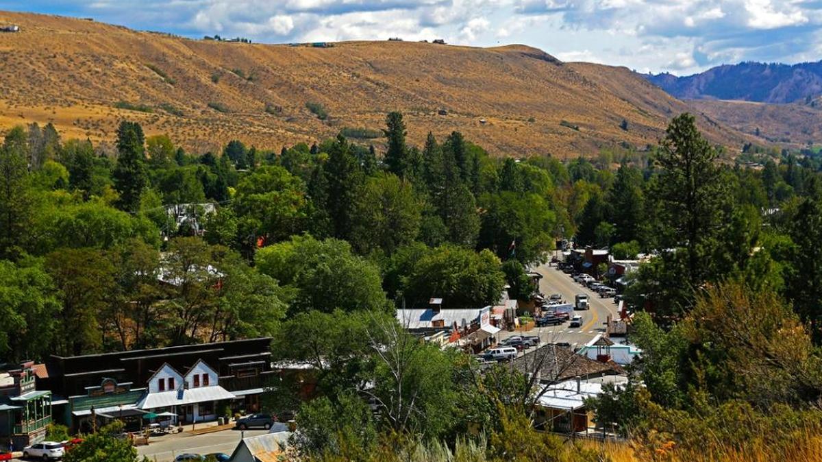 At the confluence of the Chewuch and Methow rivers, Winthrop, Wash., grew up as a mining community. When opening of the North Cascades Highway brought tourists in the 1970s, the Okanogan County town adopted an Old West theme.