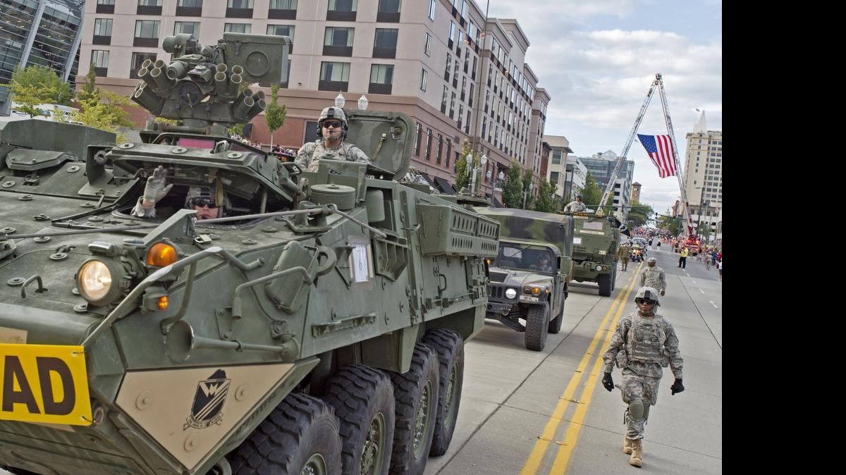 
Joint Base Lewis-McChord has two Stryker brigades, each with about 4,000 soldiers. An Army downsizing plan being circulated today on Capitol Hill will keep both of them at JBLM. Once home to three Stryker brigades, JBLM lost one in 2014 to a previous force reduction.
