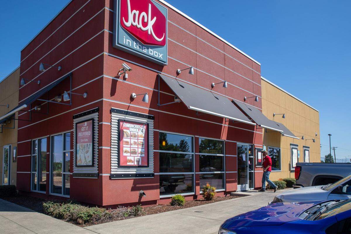 The Jack in the Box in Ferndale, Wash., on Aug. 1, 2024. (Lizz Giordano/Cascade PBS)