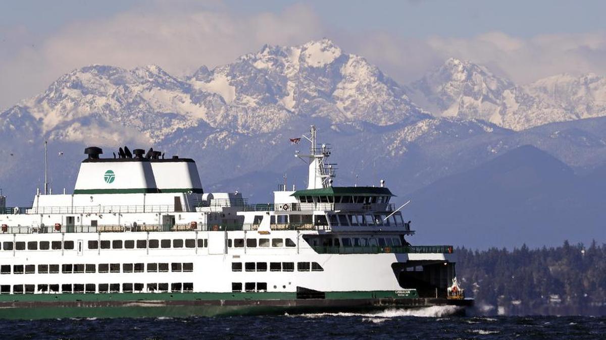 The Washington State ferry Chimacum sails past in Puget Sound. Just because alcohol is sold on Washington state ferries, that doesn’t mean people aren’t over-consuming on their ferry rides or that the state approves of driving while impared.