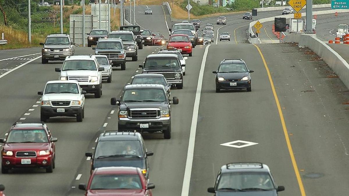 When you’re in the carpool (HOV) lane and someone is tailgating you, they need to move right into the “fast” lane to pass.
