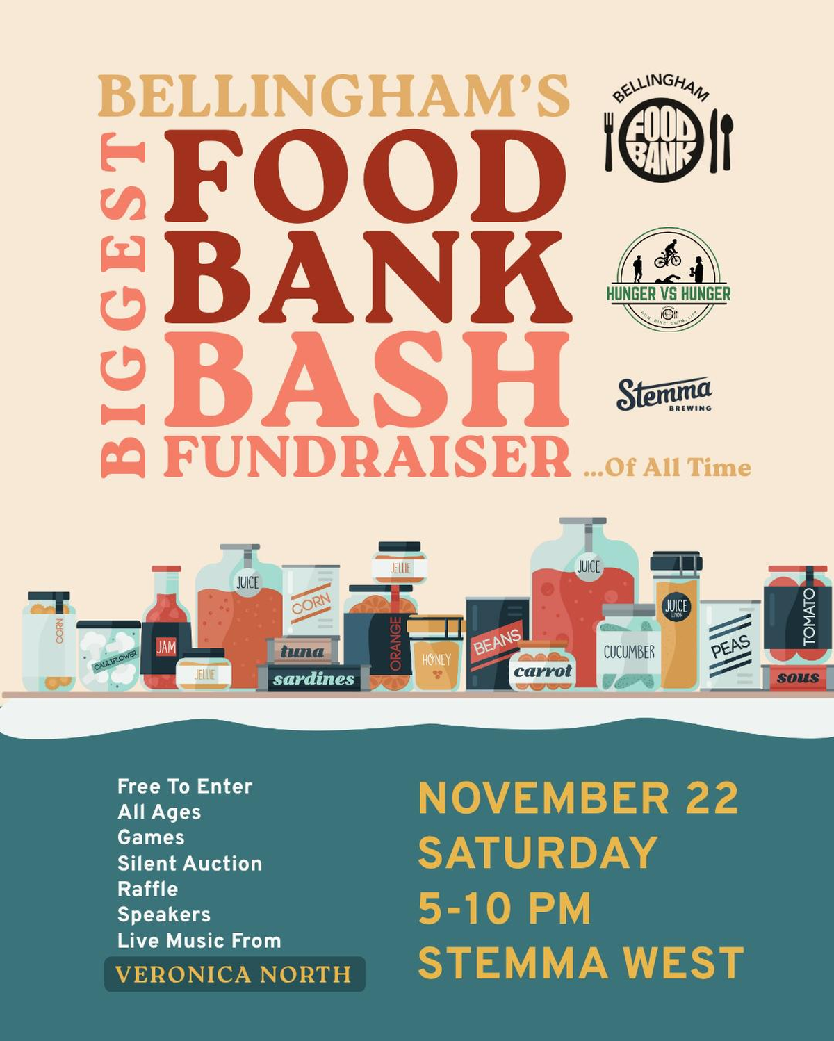 A fundraiser for the Bellingham Food Bank hopes to be the largest in the food banks history to help provide resources to people while federal SNAP benefits are suspended.